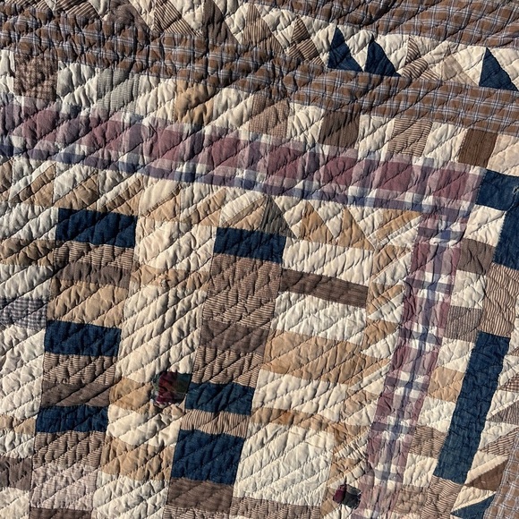 Vintage Handmade Large Quilt from early 1900’s - Picture 4 of 4